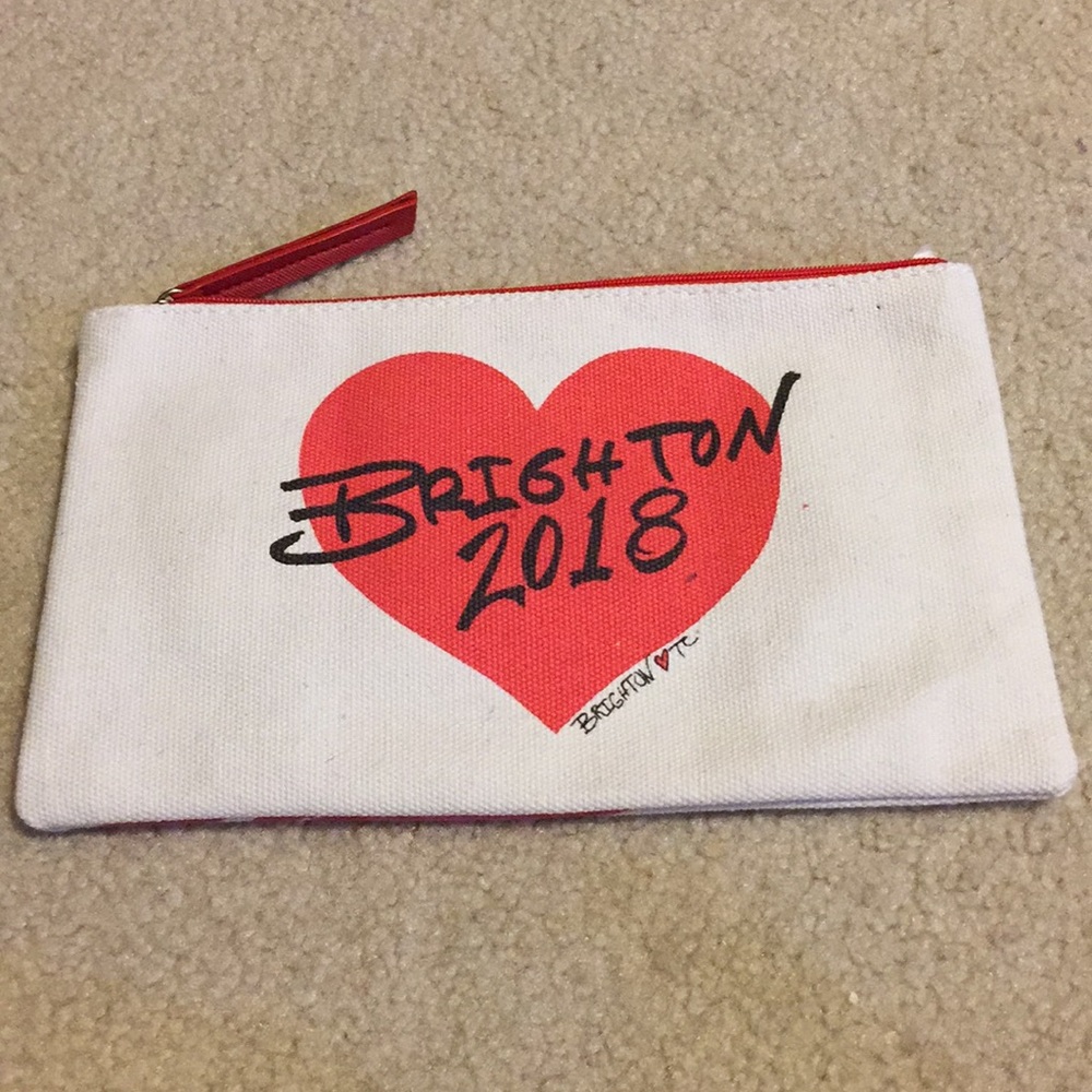 Brighton Canvas Makeup Bag New Without Tags
